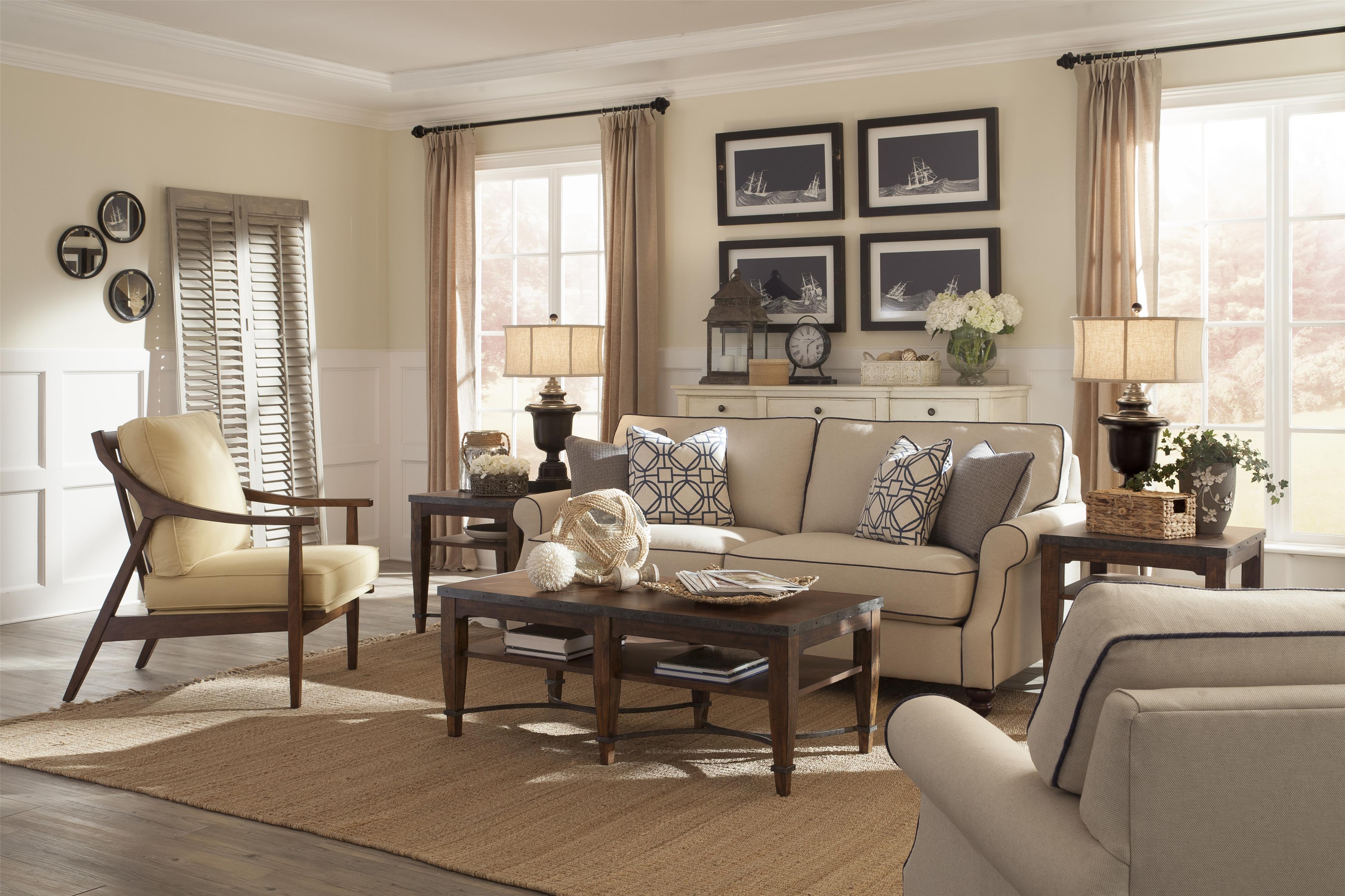 Trisha Yearwood Home Collection by Klaussner Tifton Traditional Sofa